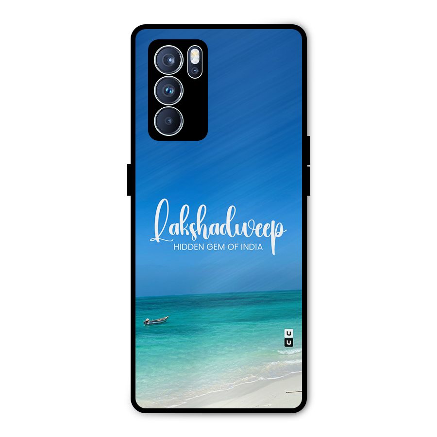 Lakshadweep Hidden Gem Metal Back Case for Oppo Reno6 Pro 5G