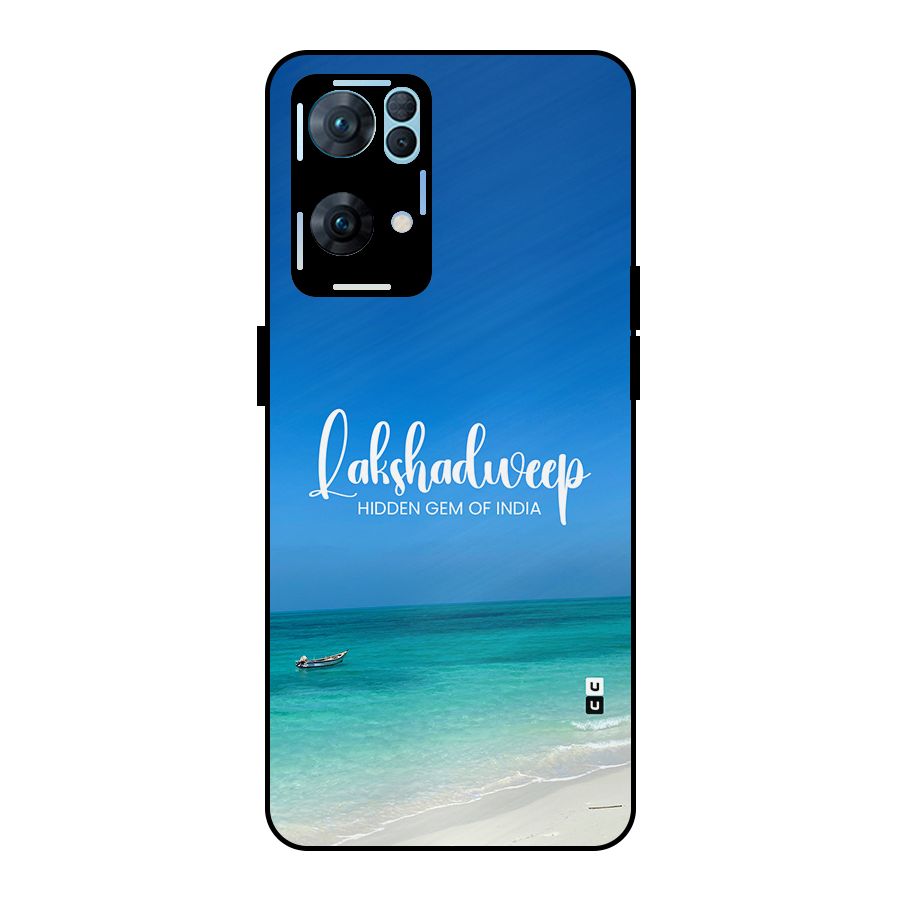 Lakshadweep Hidden Gem Metal Back Case for Oppo Reno7 Pro 5G