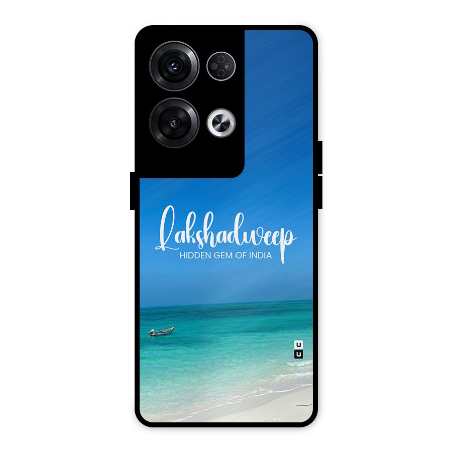 Lakshadweep Hidden Gem Metal Back Case for Oppo Reno8 Pro 5G