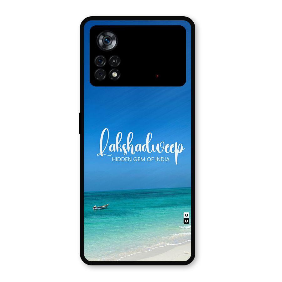 Lakshadweep Hidden Gem Metal Back Case for Poco X4 Pro 5G
