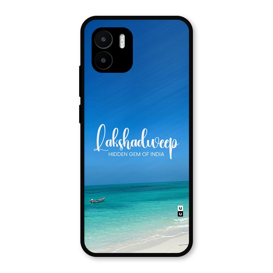 Lakshadweep Hidden Gem Metal Back Case for Redmi A1