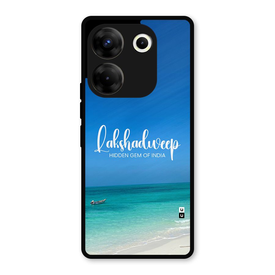 Lakshadweep Hidden Gem Metal Back Case for Tecno Camon 20 Pro
