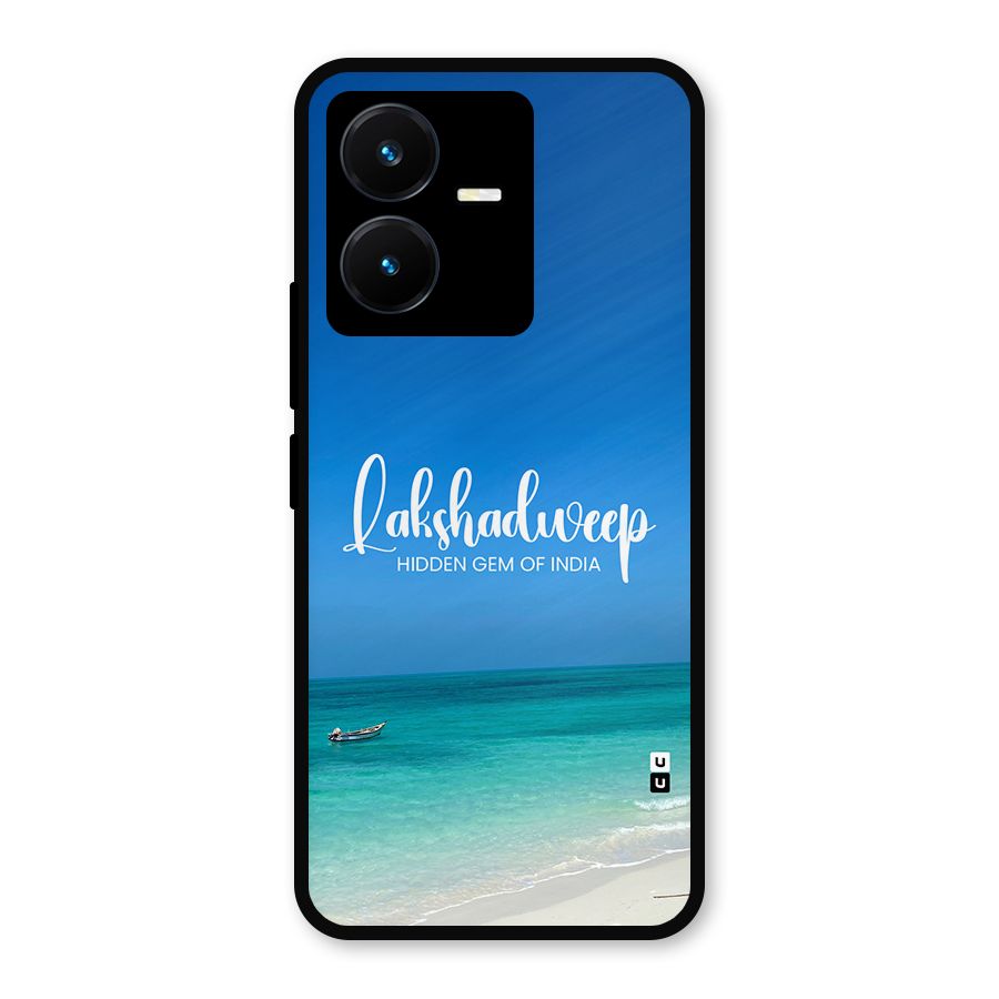 Lakshadweep Hidden Gem Metal Back Case for Vivo Y22