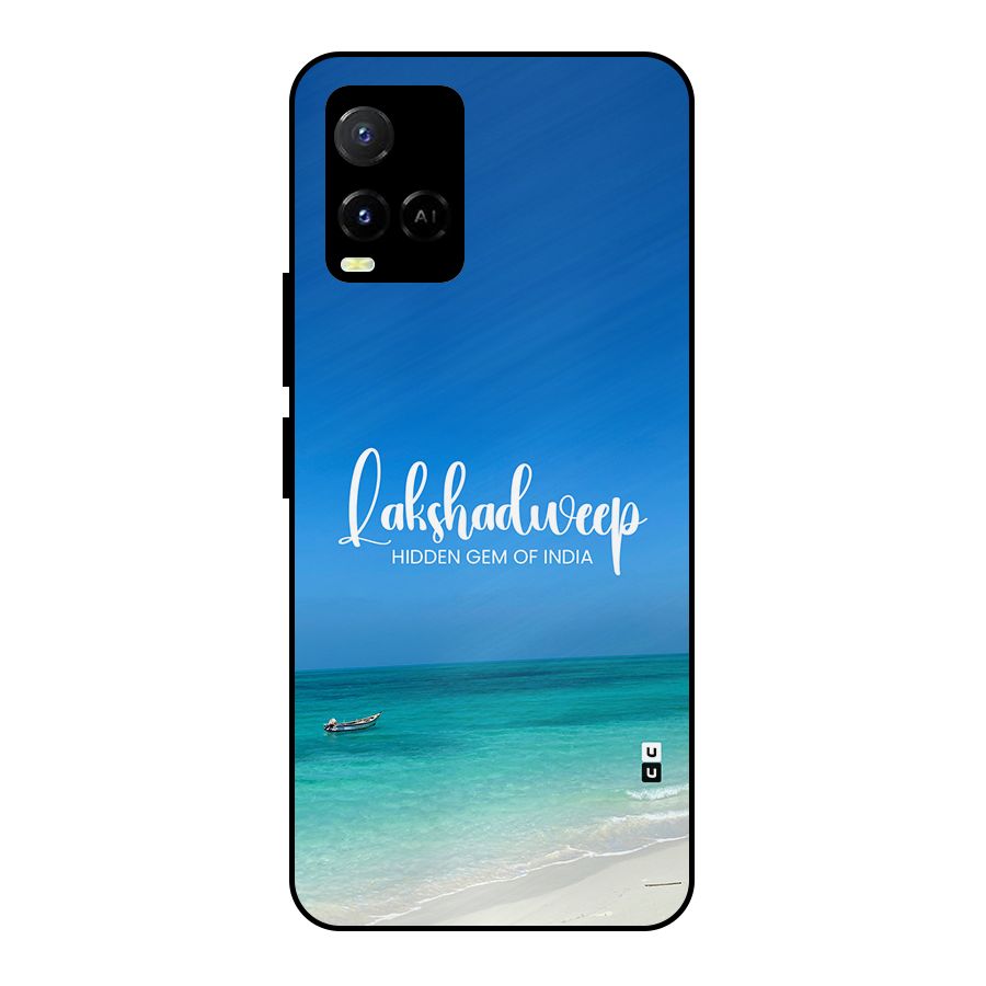 Lakshadweep Hidden Gem Metal Back Case for Vivo Y33s