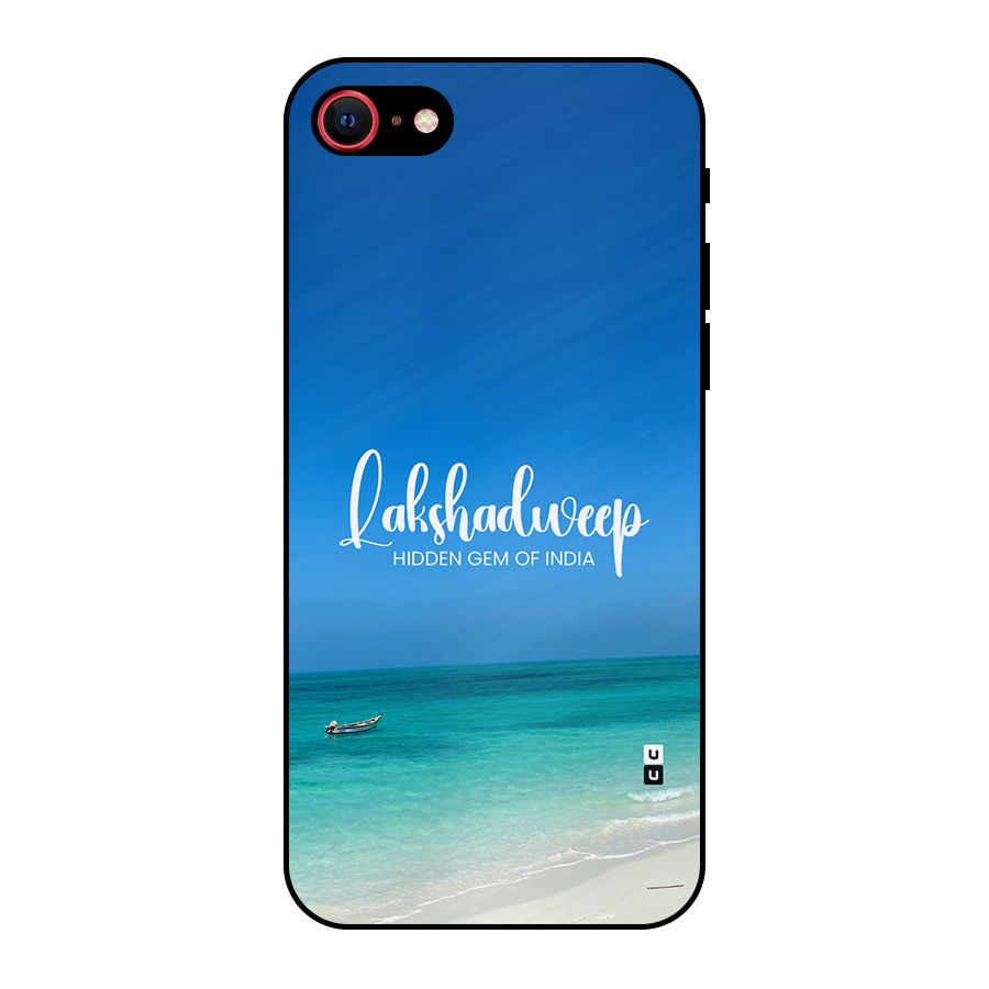 Lakshadweep Hidden Gem Metal Back Case for iPhone 8