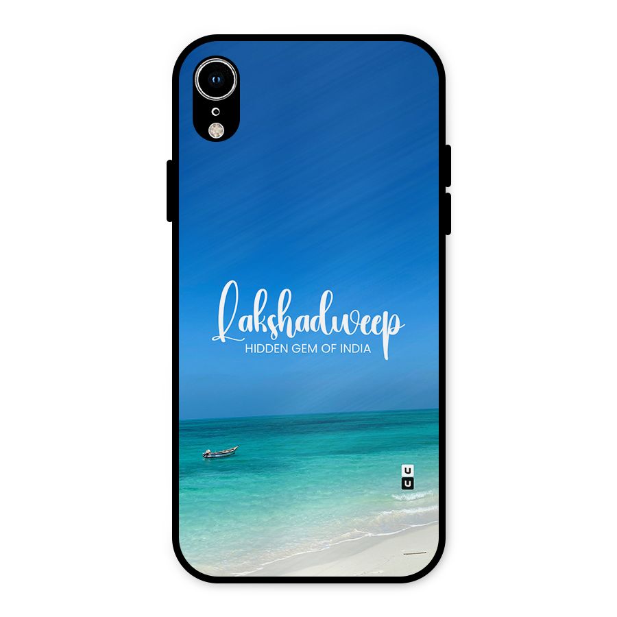 Lakshadweep Hidden Gem Metal Back Case for iPhone XR