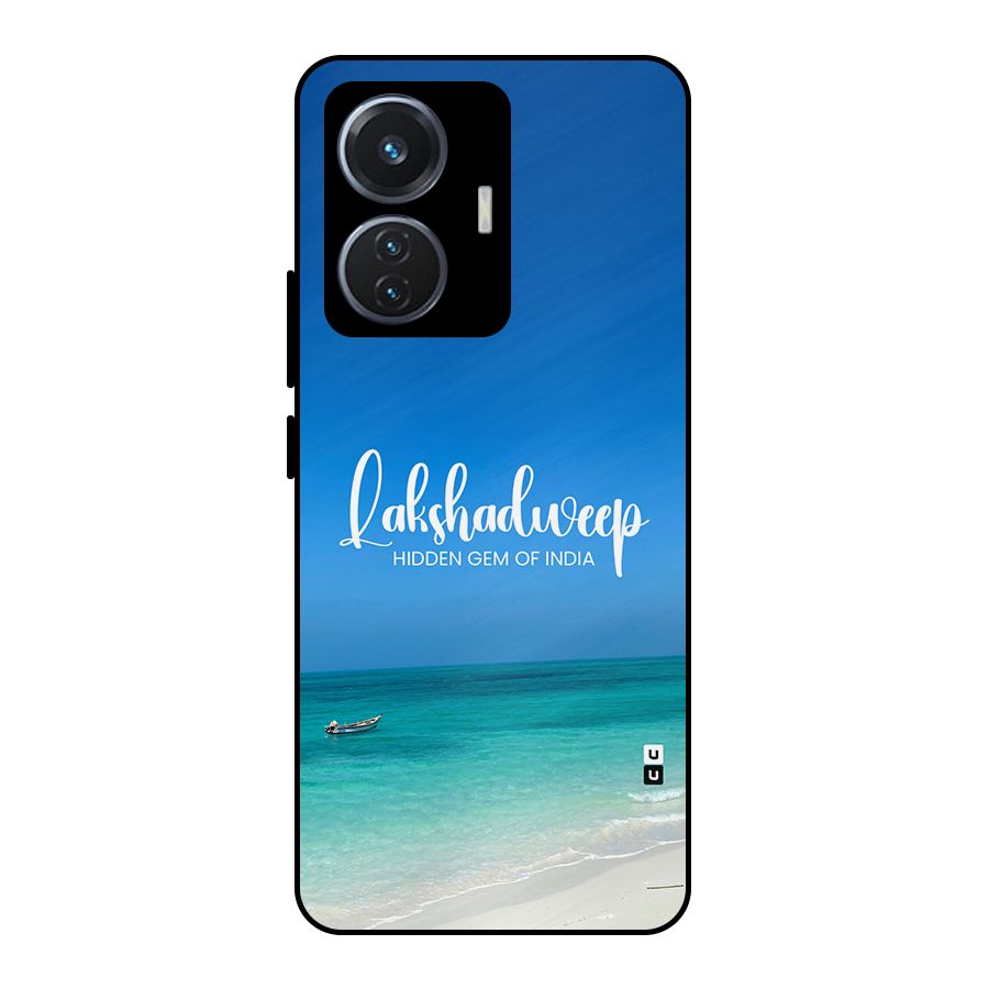 Lakshadweep Hidden Gem Metal Back Case for iQOO Z6 44W
