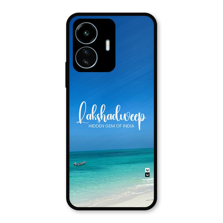 Lakshadweep Hidden Gem Metal Back Case for vivo iQOO Z6 Lite 5G