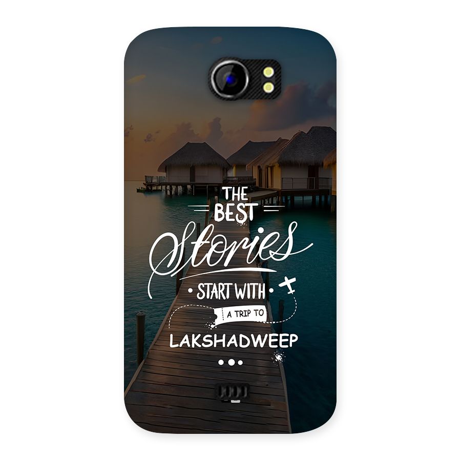 Lakshadweep Stories Back Case for Canvas 2 A110