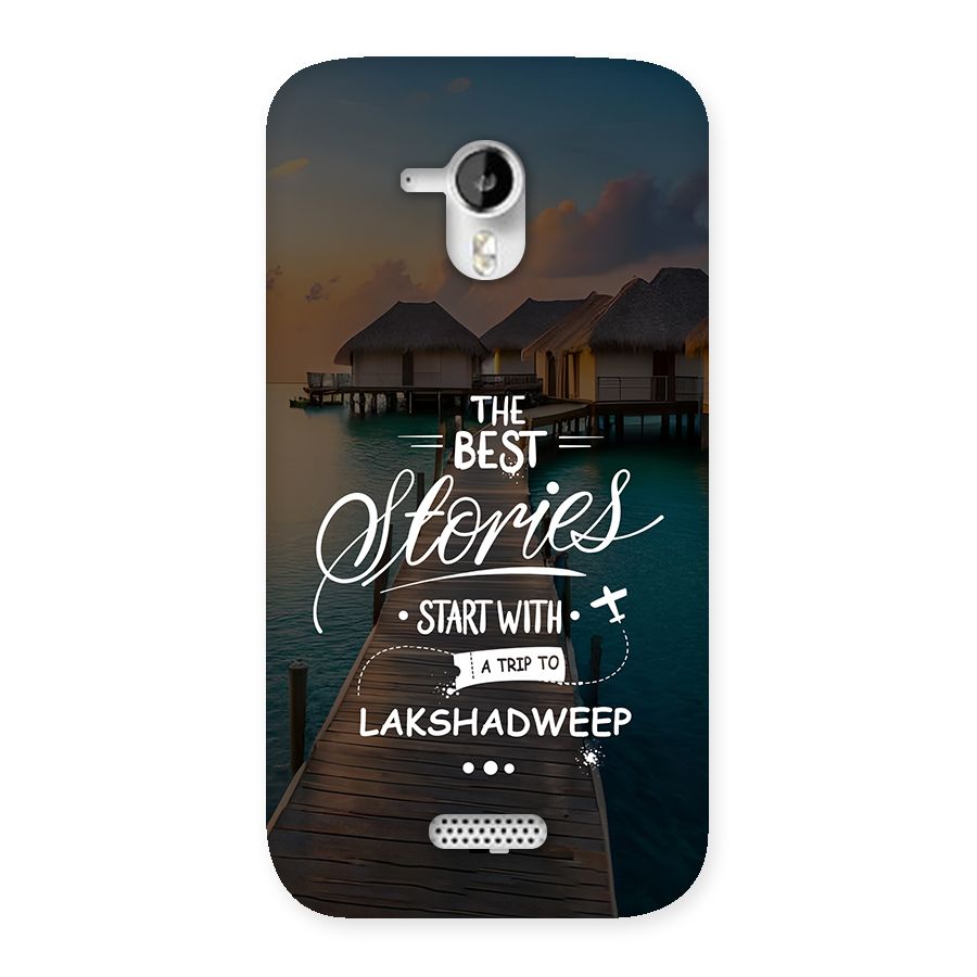 Lakshadweep Stories Back Case for Canvas HD A116