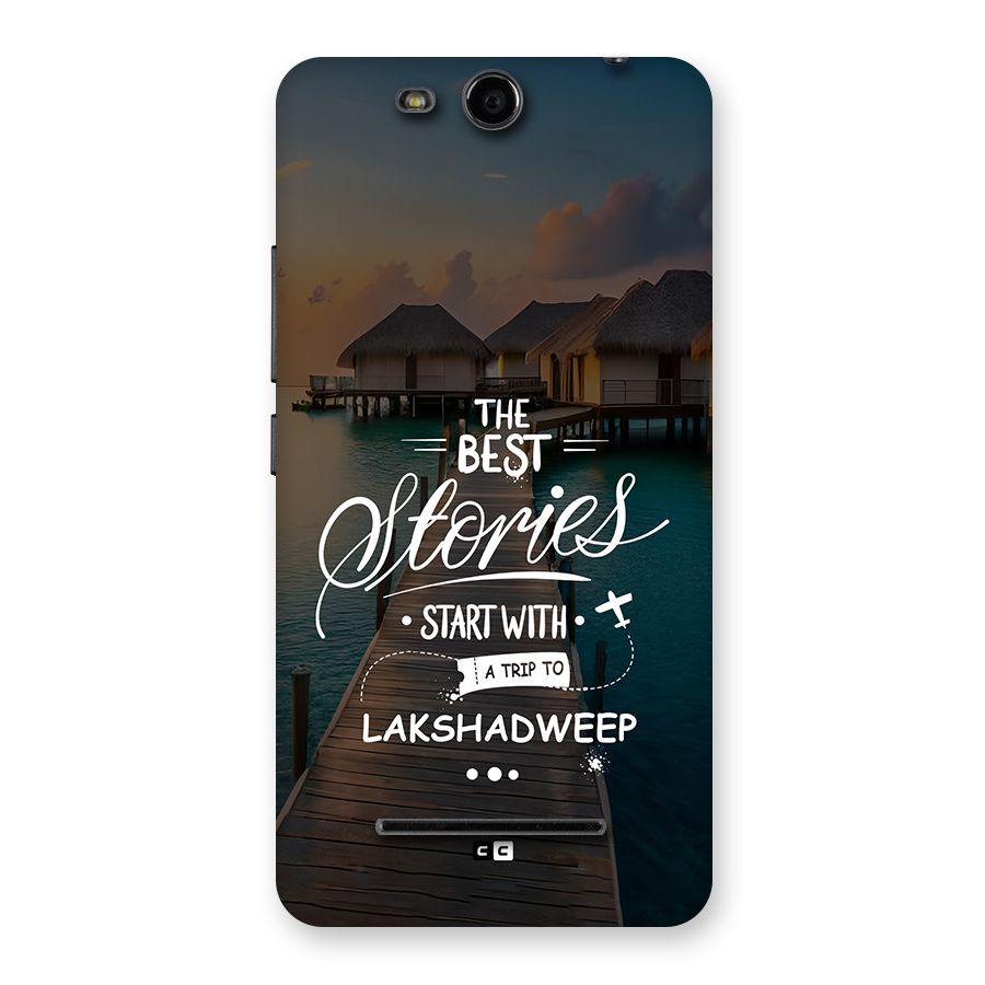 Lakshadweep Stories Back Case for Canvas Juice 3 Q392