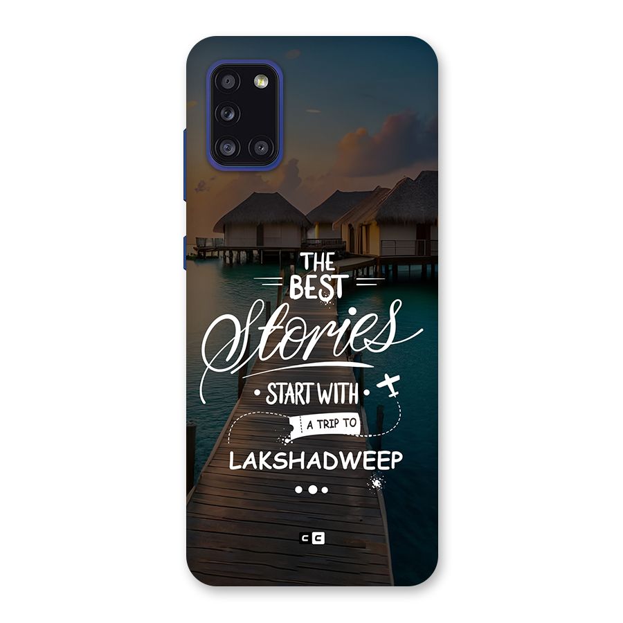 Lakshadweep Stories Back Case for Galaxy A31