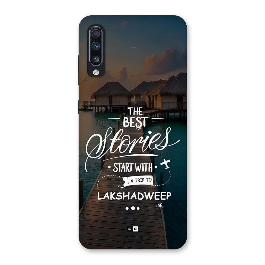 Lakshadweep Stories Back Case for Galaxy A70s