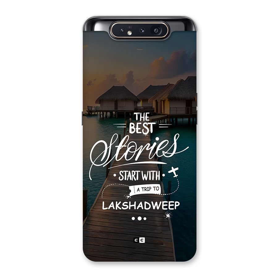Lakshadweep Stories Back Case for Galaxy A80
