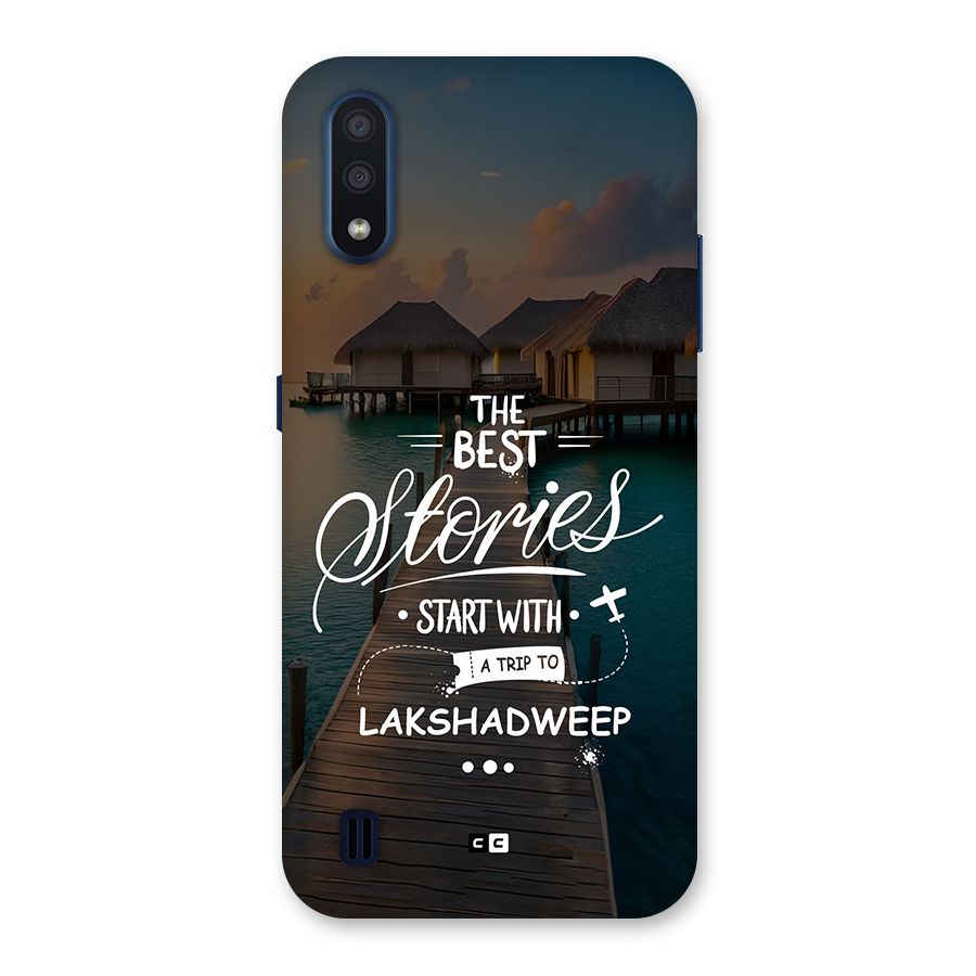 Lakshadweep Stories Back Case for Galaxy M01