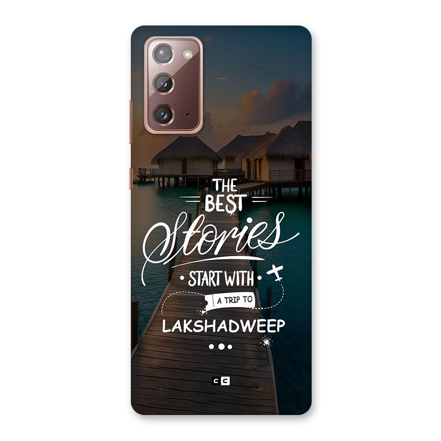 Lakshadweep Stories Back Case for Galaxy Note 20