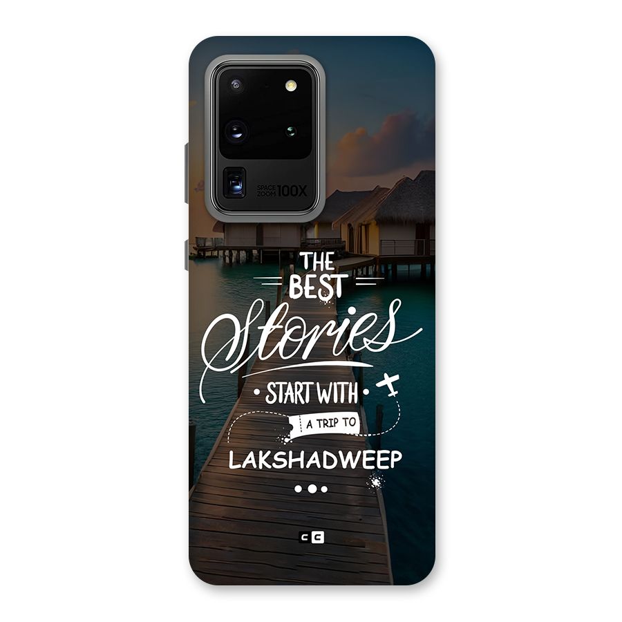 Lakshadweep Stories Back Case for Galaxy S20 Ultra