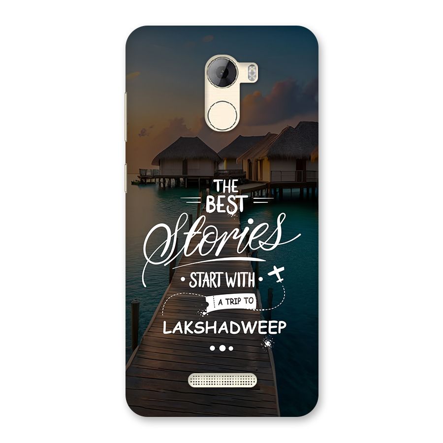 Lakshadweep Stories Back Case for Gionee A1 LIte