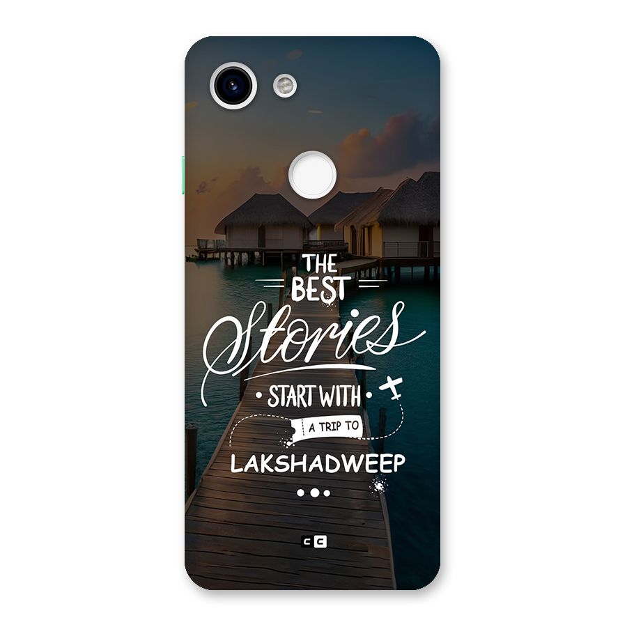 Lakshadweep Stories Back Case for Google Pixel 3