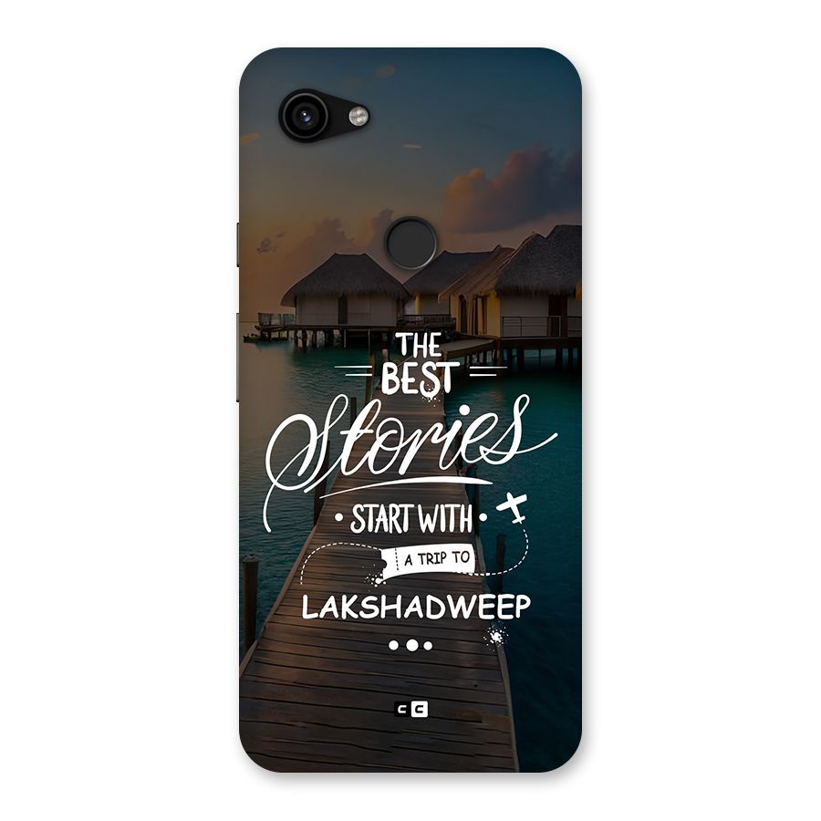 Lakshadweep Stories Back Case for Google Pixel 3a XL