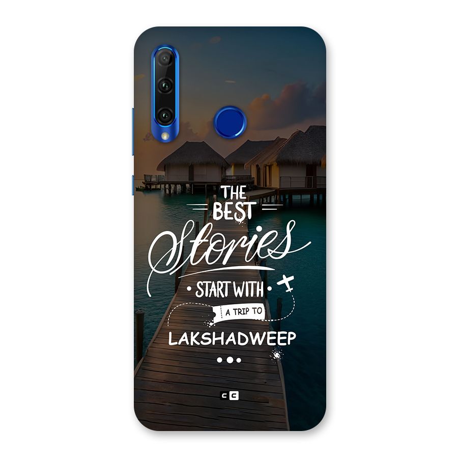 Lakshadweep Stories Back Case for Honor 20i