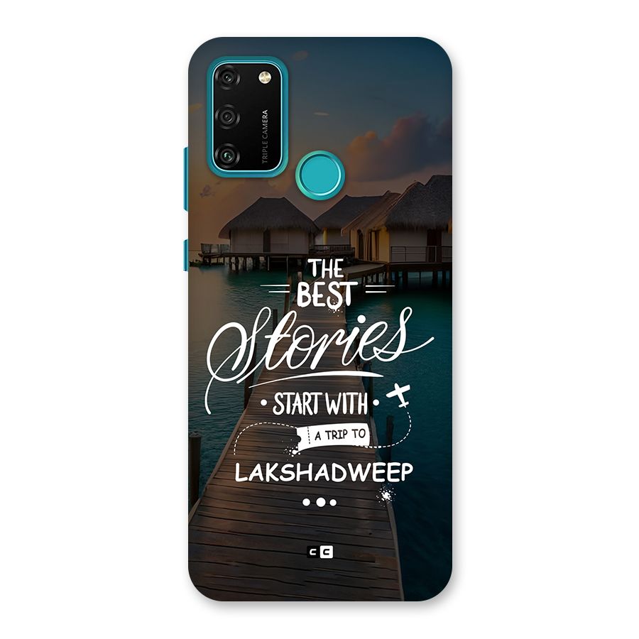 Lakshadweep Stories Back Case for Honor 9A