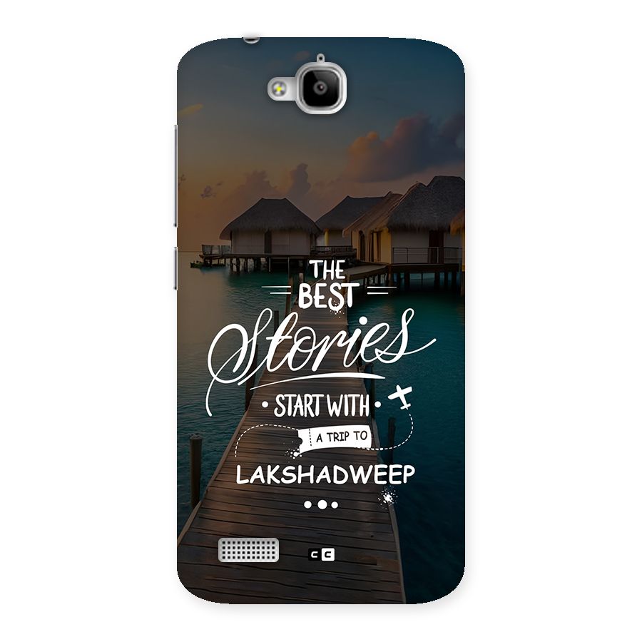Lakshadweep Stories Back Case for Honor Holly