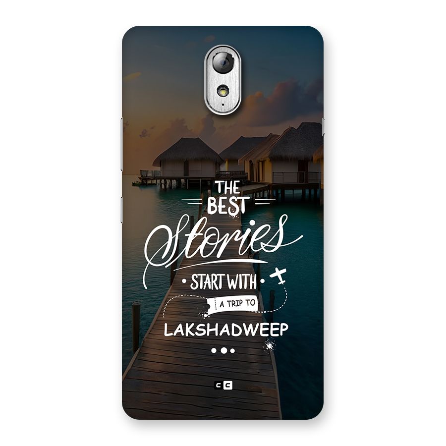 Lakshadweep Stories Back Case for Lenovo Vibe P1M