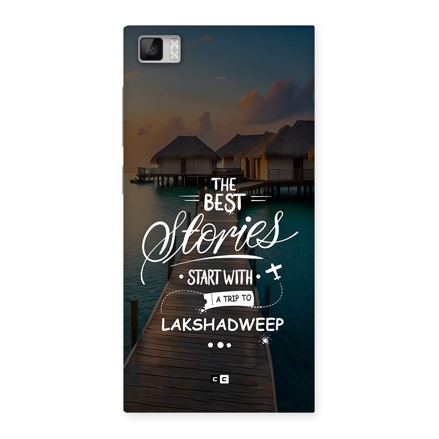 Lakshadweep Stories Back Case for Mi3