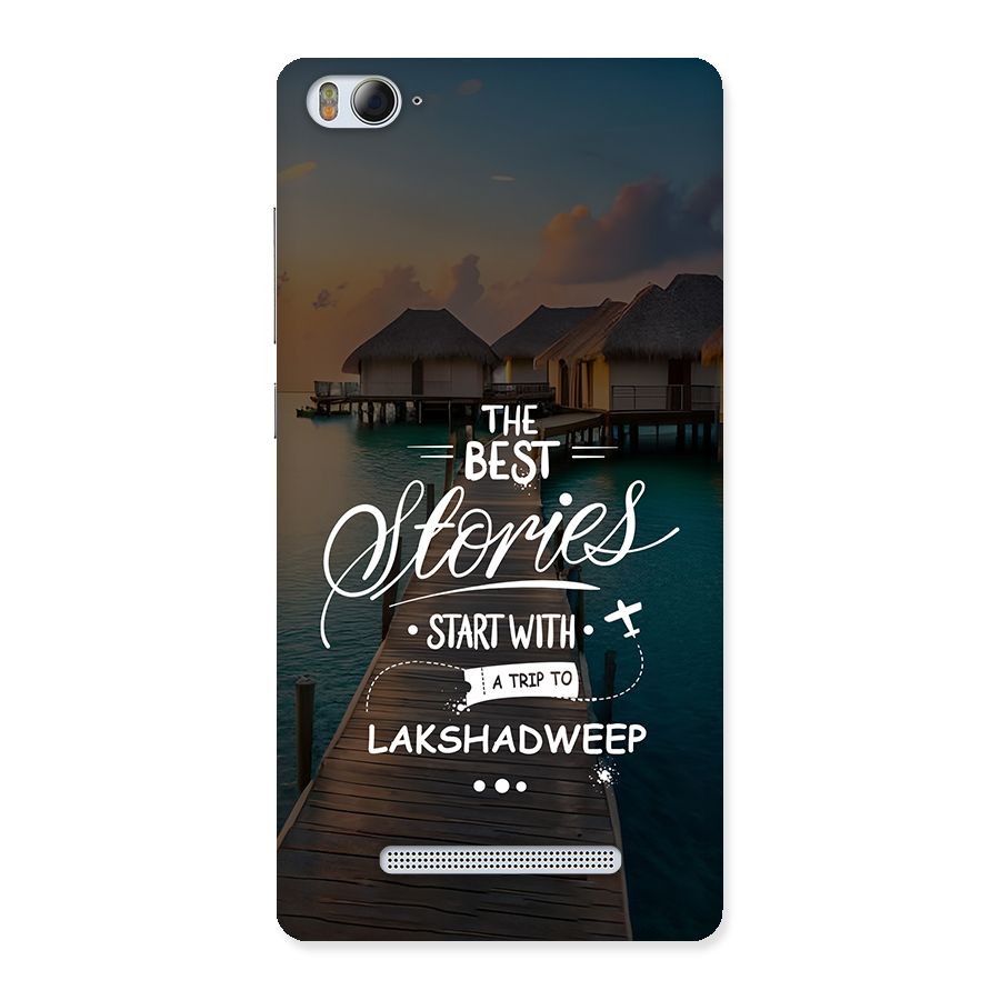 Lakshadweep Stories Back Case for Mi4i