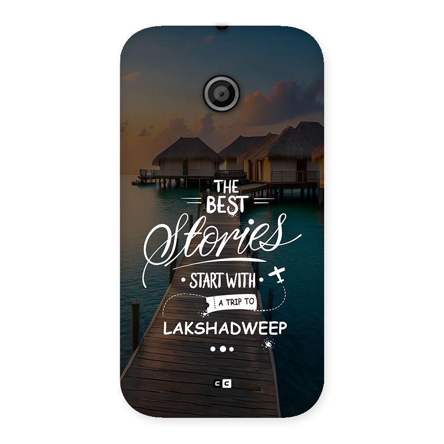 Lakshadweep Stories Back Case for Moto E