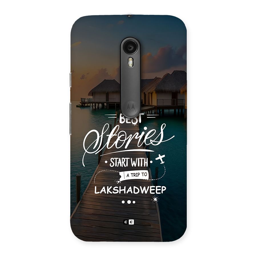 Lakshadweep Stories Back Case for Moto G3