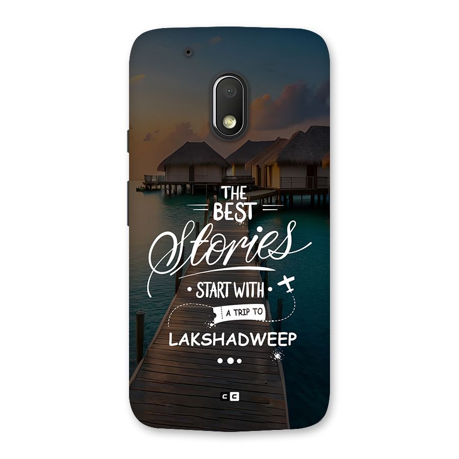 Lakshadweep Stories Back Case for Moto G4 Play