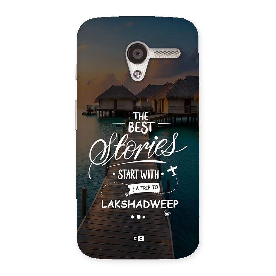 Lakshadweep Stories Back Case for Moto X
