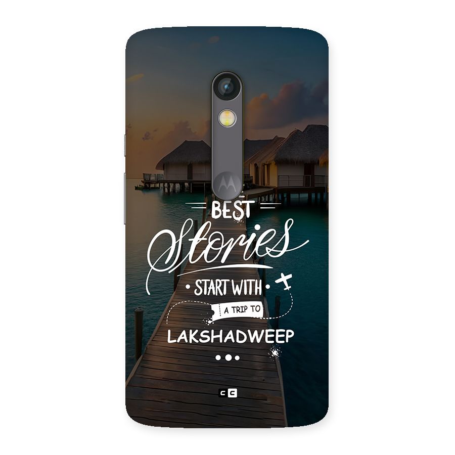 Lakshadweep Stories Back Case for Moto X Play