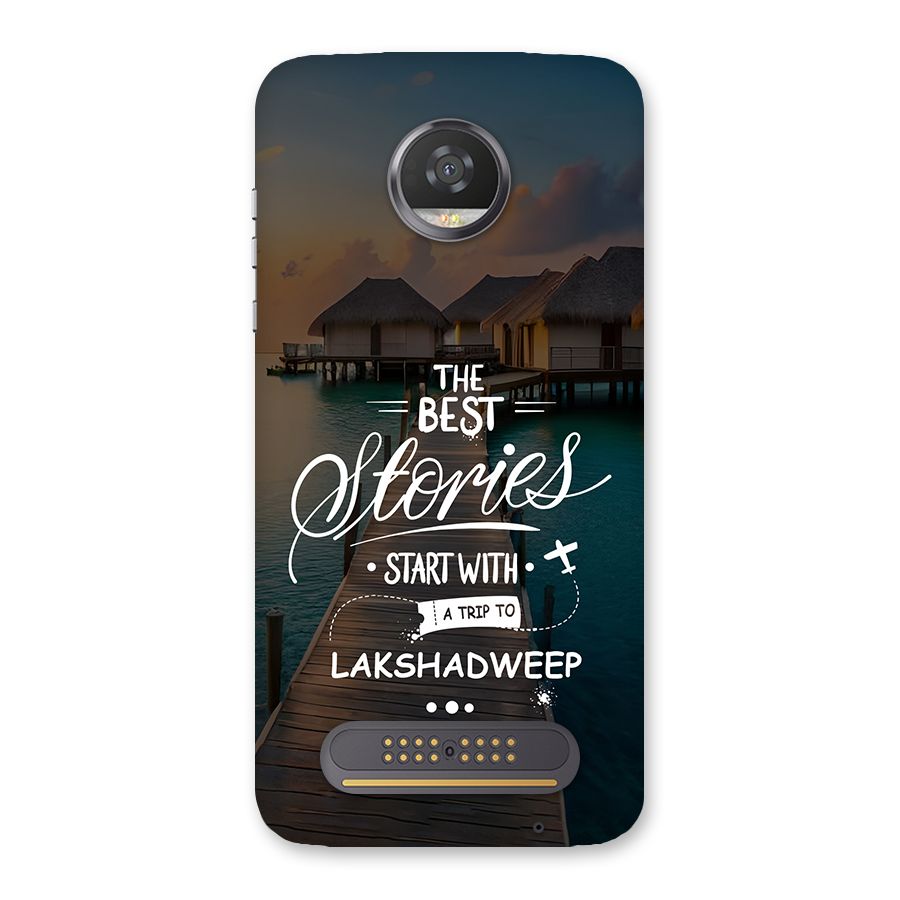 Lakshadweep Stories Back Case for Moto Z2 Play