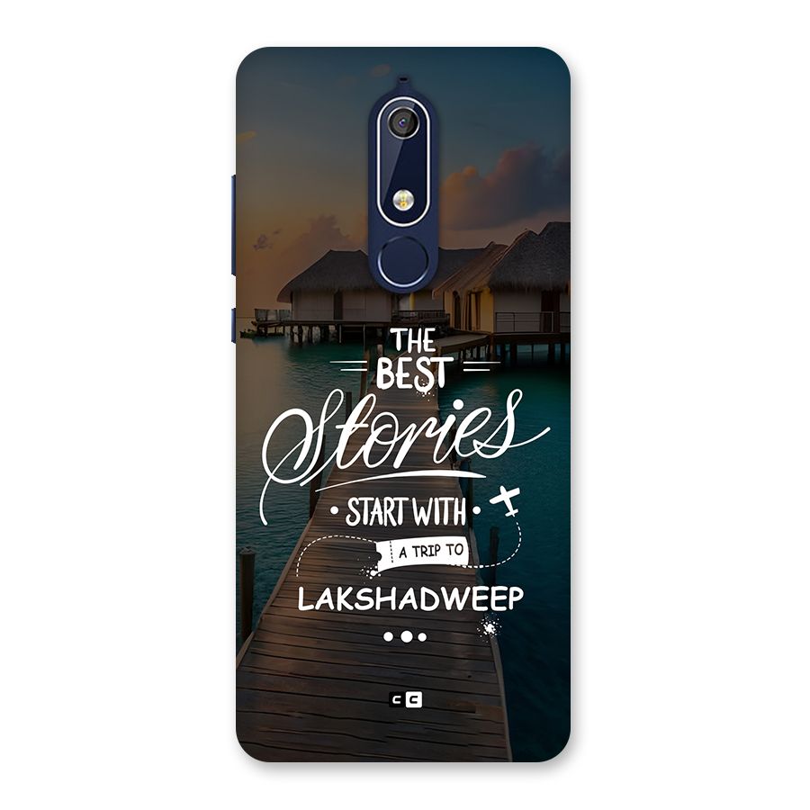 Lakshadweep Stories Back Case for Nokia 5.1