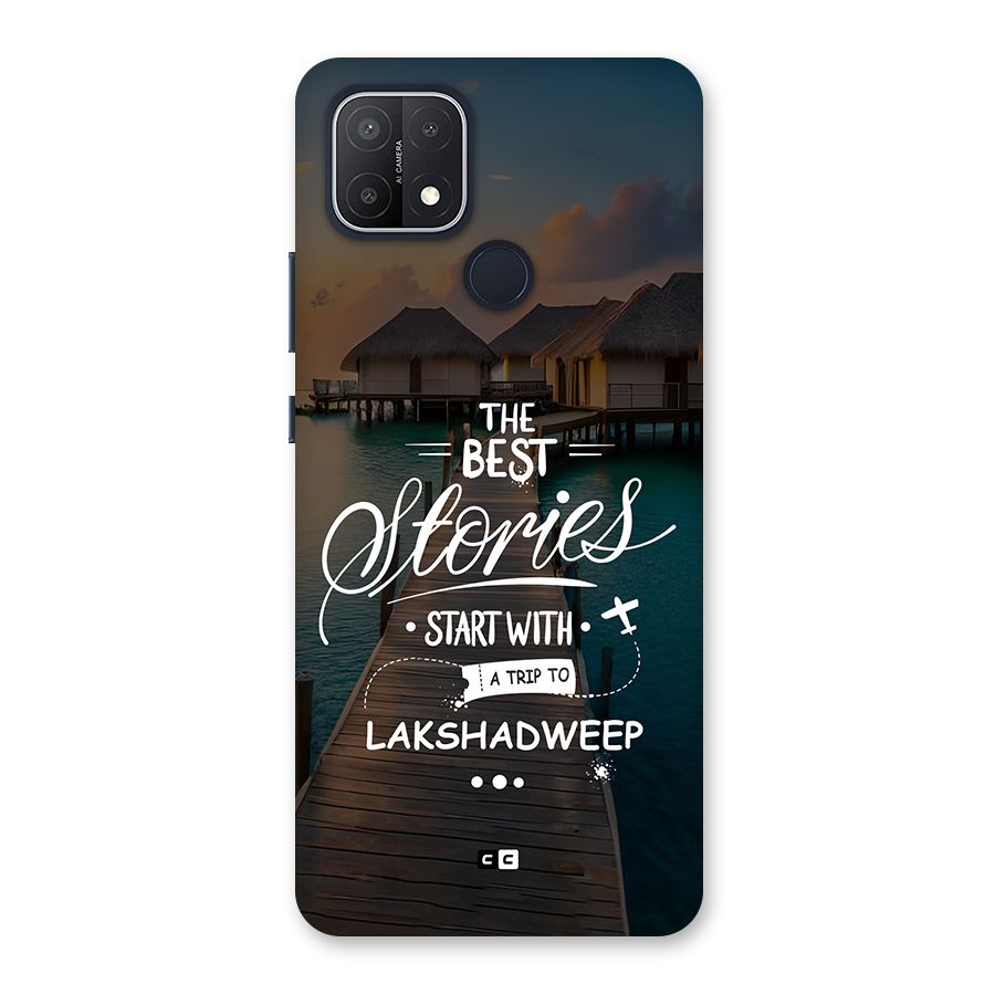 Lakshadweep Stories Back Case for Oppo A15s