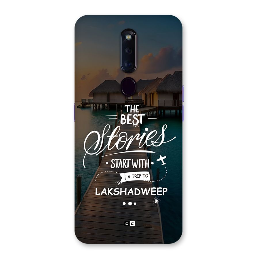 Lakshadweep Stories Back Case for Oppo F11 Pro