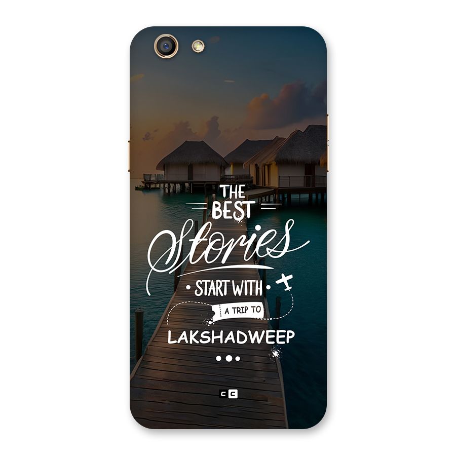 Lakshadweep Stories Back Case for Oppo F3