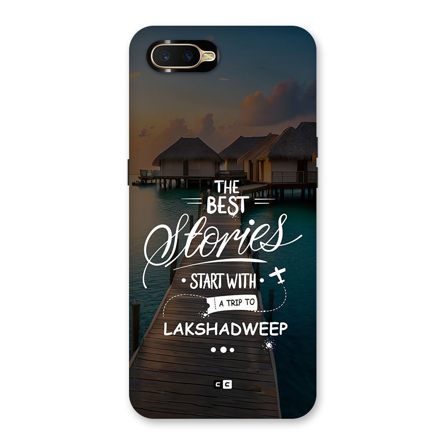Lakshadweep Stories Back Case for Oppo K1