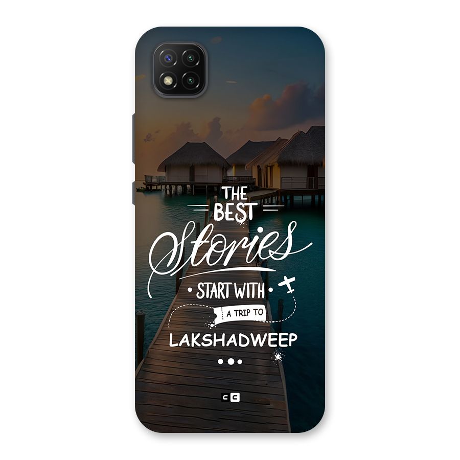 Lakshadweep Stories Back Case for Poco C3