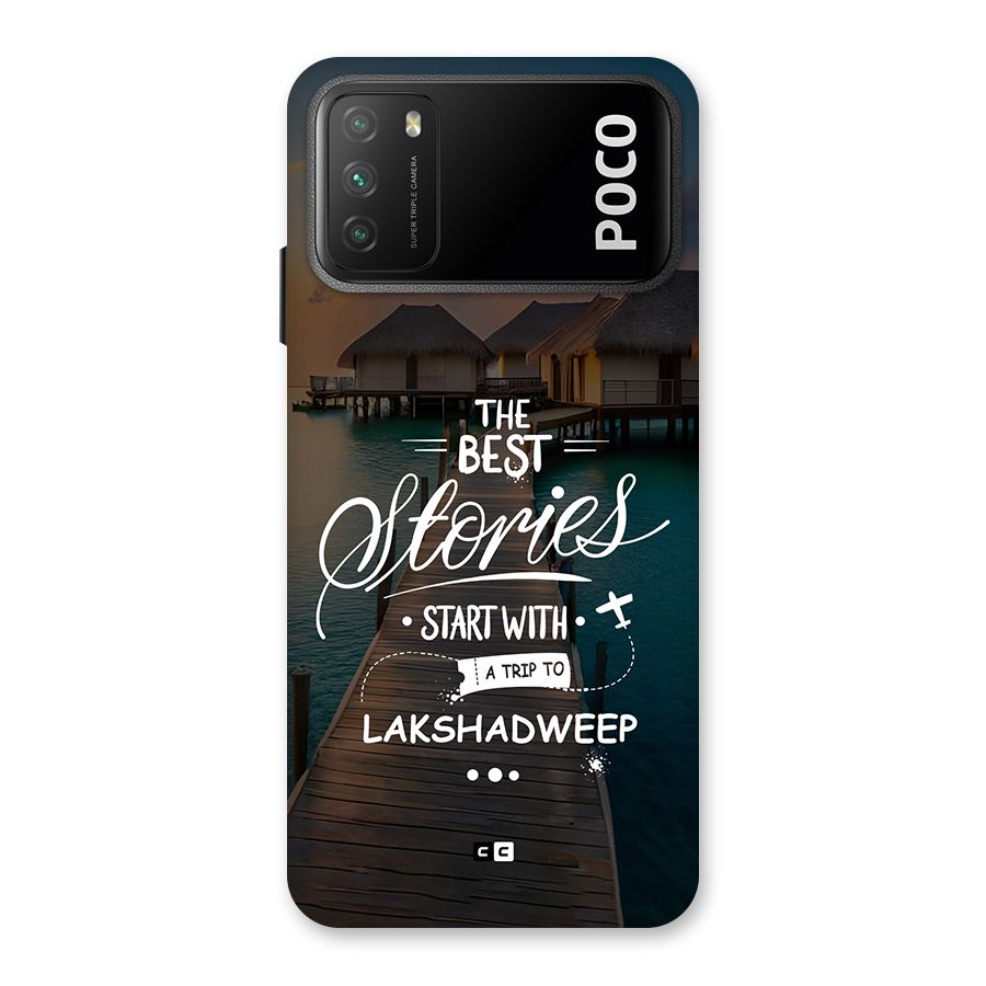 Lakshadweep Stories Back Case for Poco M3
