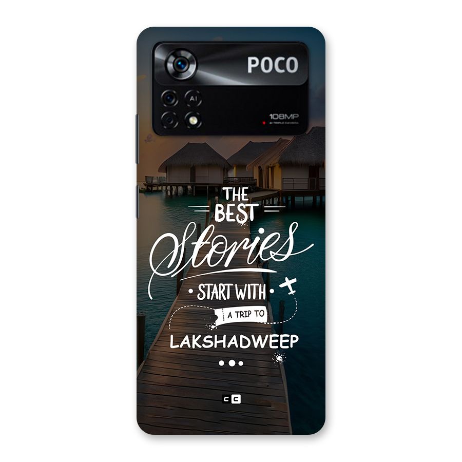 Lakshadweep Stories Back Case for Poco X4 Pro 5G