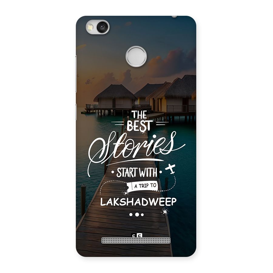Lakshadweep Stories Back Case for Redmi 3S Prime