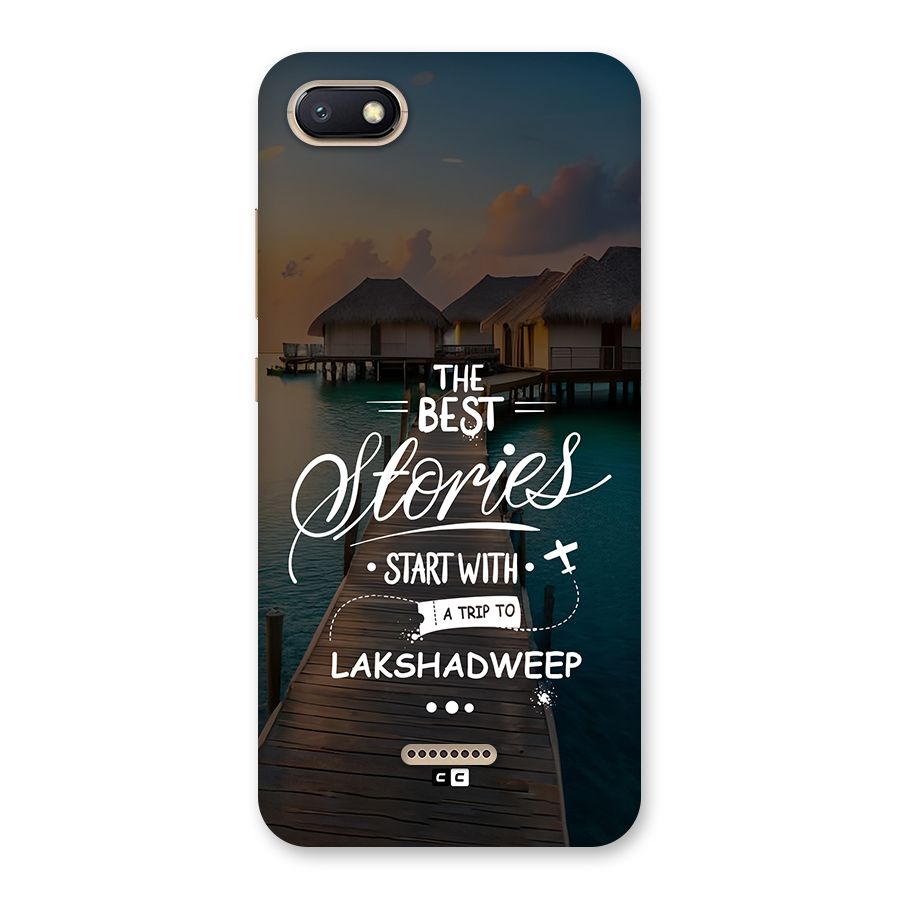 Lakshadweep Stories Back Case for Redmi 6A