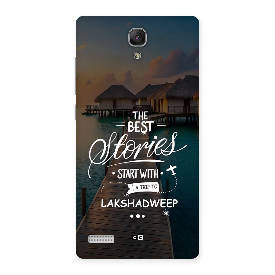 Lakshadweep Stories Back Case for Redmi Note Prime