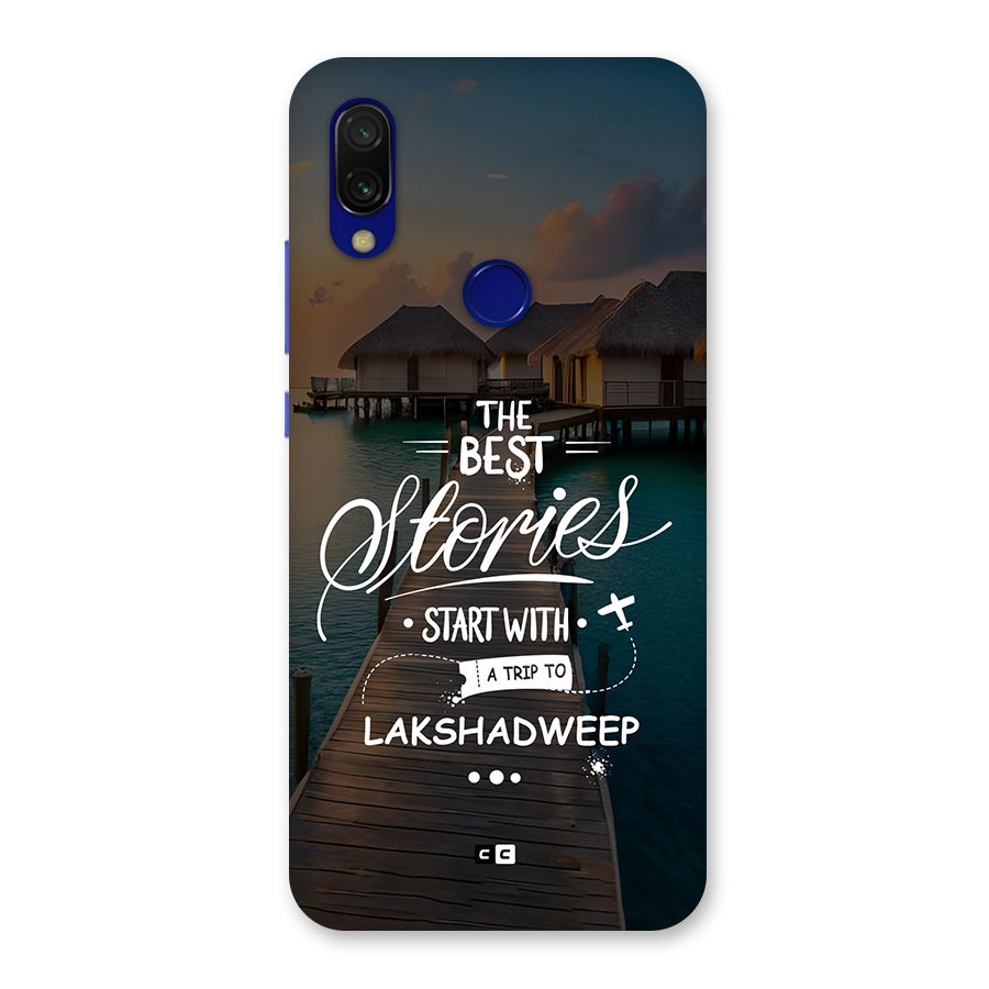 Lakshadweep Stories Back Case for Redmi Y3