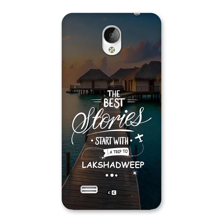 Lakshadweep Stories Back Case for Vivo Y21