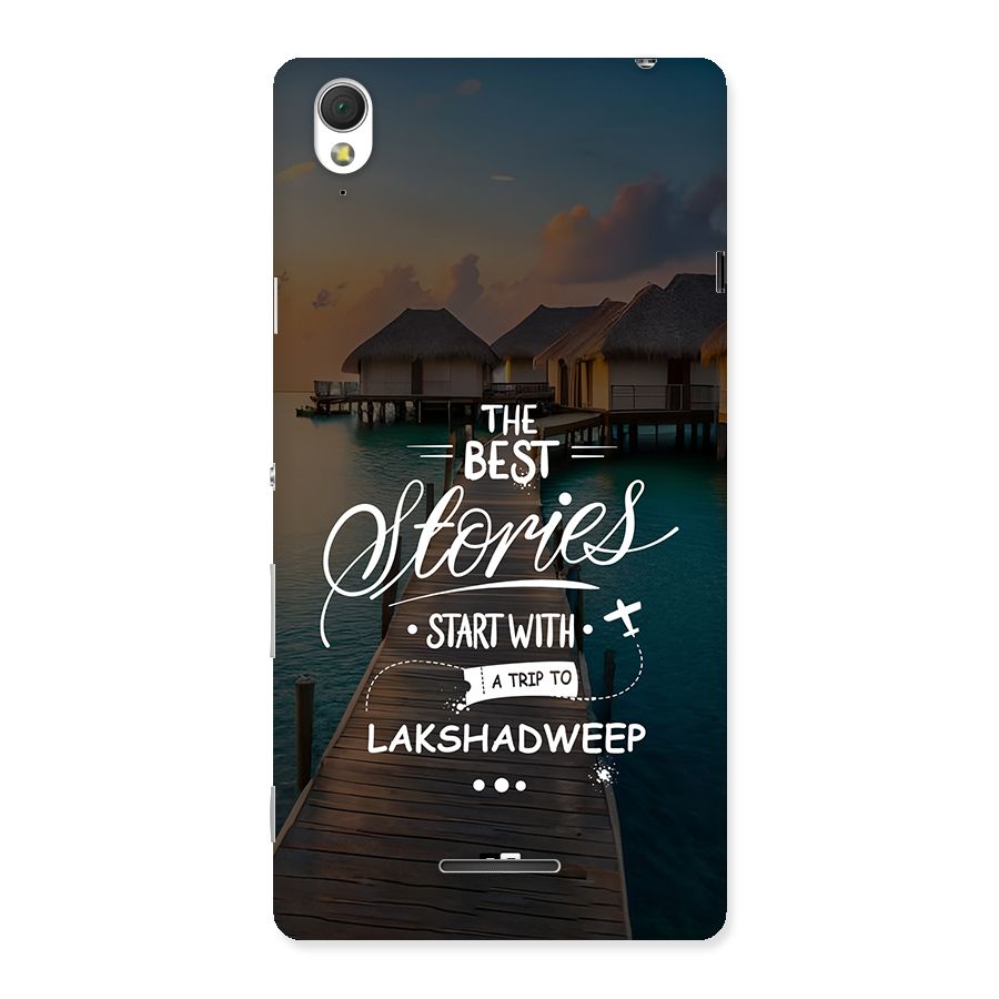 Lakshadweep Stories Back Case for Xperia T3